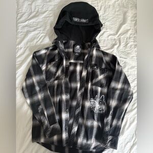 Lurking Class Hooded Flannel